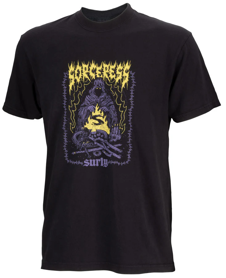 Surly Sorceress Short Sleeve Shirt Black - Small