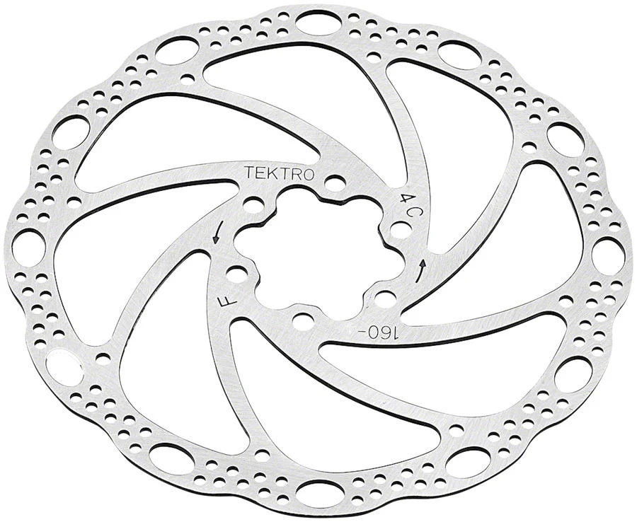 Tektro TR140-22 Disc Rotor - 140mm 6-Bolt Silver