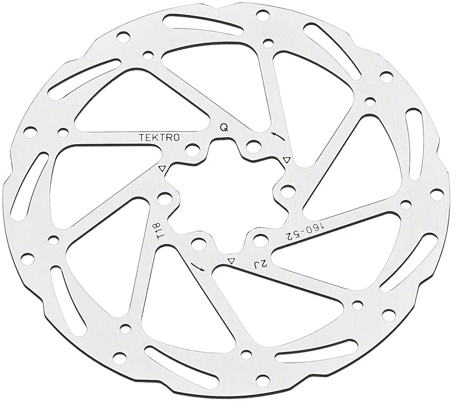 Tektro TR-52 Disc Brake Rotor 160mm - Image 2