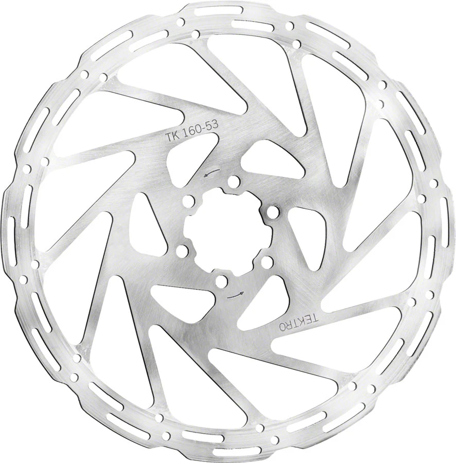 Tektro TR180-53 Disc Rotor - 180mm 6-Bolt 1.8mm Thickness For 4-Piston Calipers