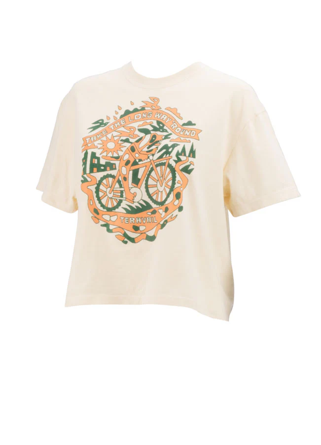 Teravail Artist Series: Joshua Noom T-Shirt - Ivory Womens 2X-Large