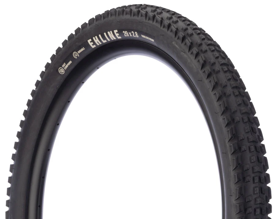 Teravail Ehline Tire - 29 x 2.8 Tubeless Folding Black Durable Fast Compound