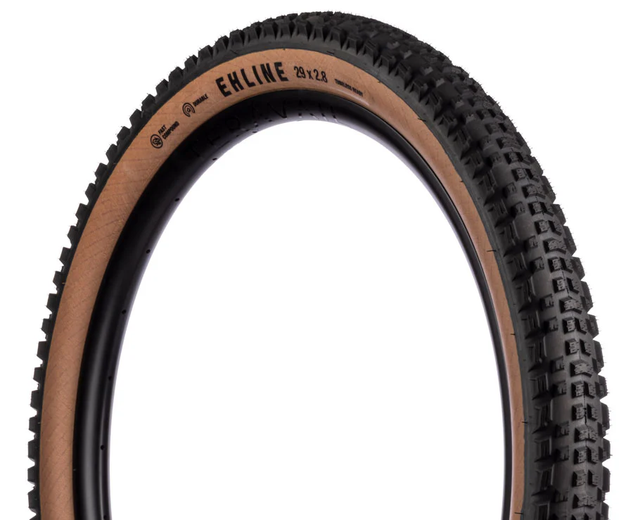 Teravail Ehline Tire - 29 x 2.8 Tubeless Folding Tan Durable Fast Compound