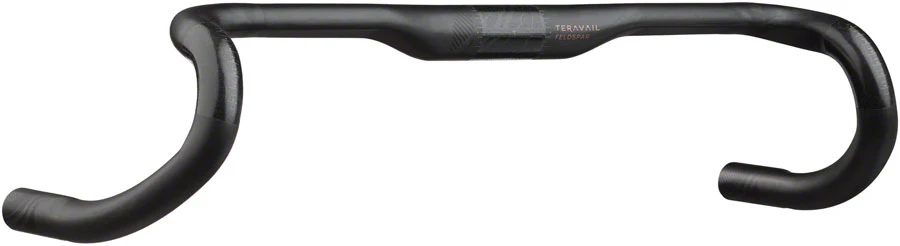 Teravail Feldspar Carbon Drop Handlebar - Carbon 31.8mm 46cm Black