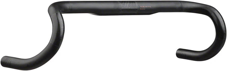 Teravail Radia 12 Carbon Drop Handlebar - Carbon 31.8mm 44cm Black