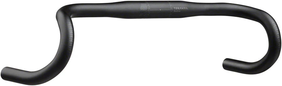 Teravail Radia 12 Drop Handlebar - Aluminum 31.8mm 42cm Black