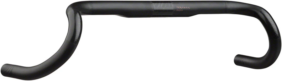 Teravail Radia 24 Carbon Drop Handlebar - Carbon 31.8mm 50cm Black