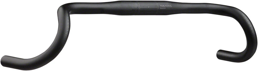Teravail Radia 24 Drop Handlebar - Aluminum 31.8mm 50cm Black