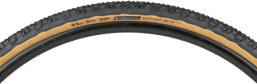 Teravail Rutland 700 x 38 Tubeless Folding Tan Durable Fast Compound - Image 3