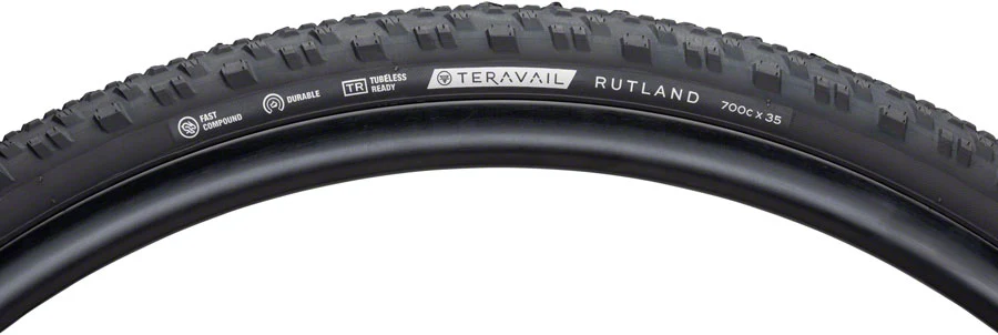 Teravail Rutland Tire - 700 x 35 Durable Black Fast Compound - Image 3