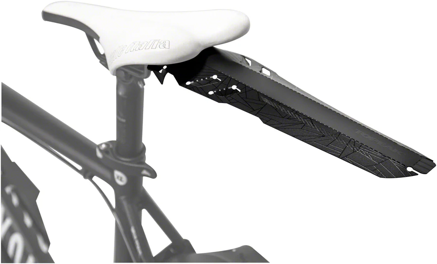 Topeak D-Flash S Fender - Saddle Rail Mount Reflective Print - Image 2