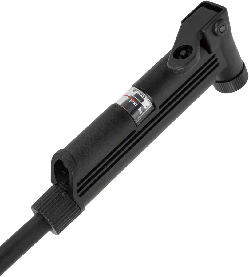 Topeak Mini Morph G Pump - with Gauge Black 140psi - Image 3