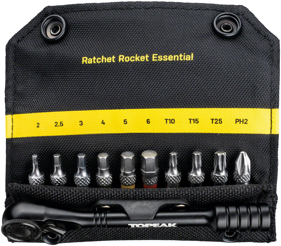 Topeak Ratchet Rocket Essential Tool Kit - with 10 Bits - Image 2