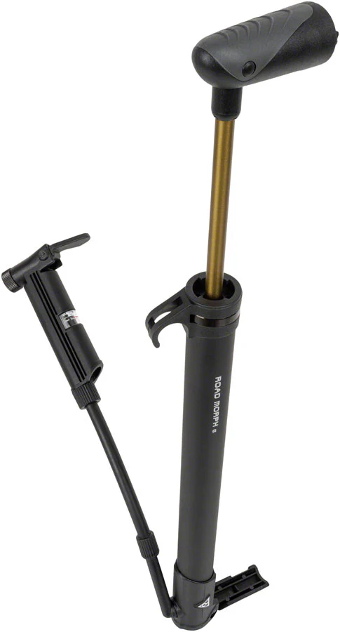 Topeak Road Morph G Pump - with Gauge Black 140psi - Image 2