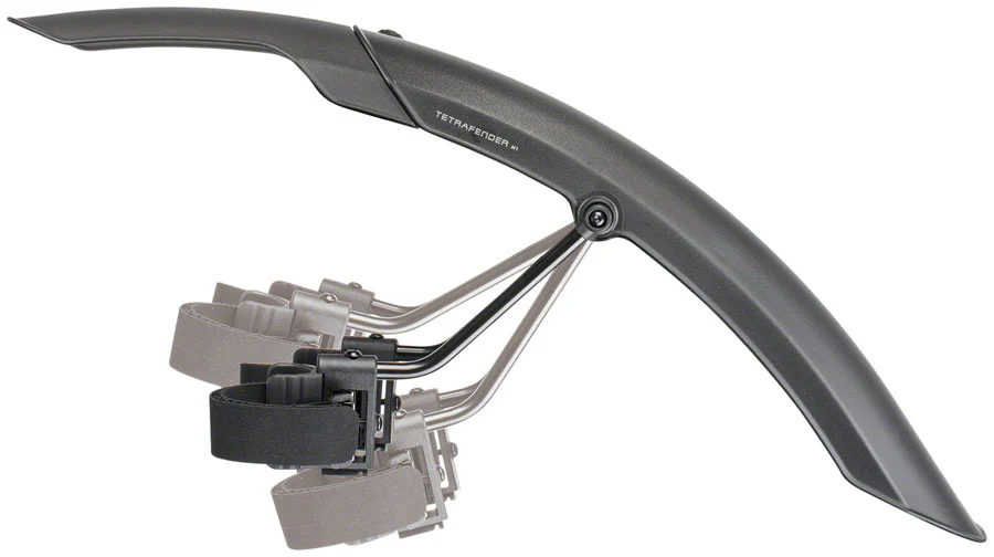Topeak Tetrafender M1 Fender - Strap-on Front Black - Image 2