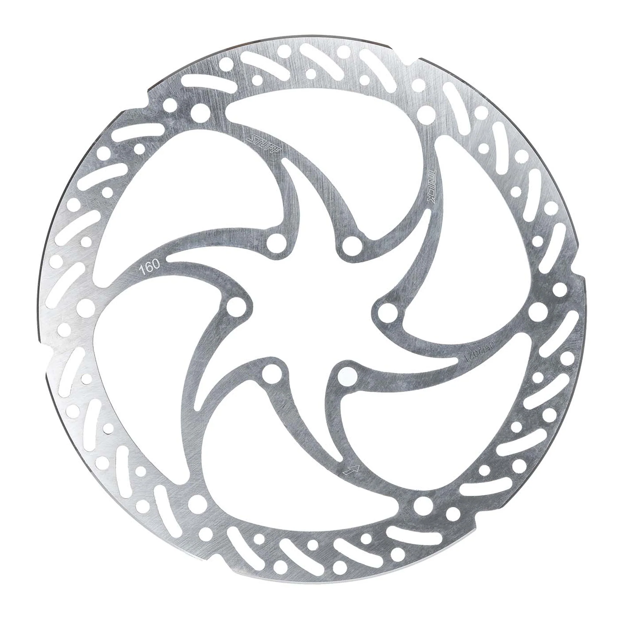 Trickstuff Heavy Duty 160mm Rotor 6-Bolt Silver