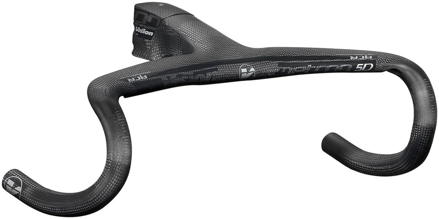 Vision Metron 5D ACR 3K Integrated Handlebar 100mm Stem Length 400mm Width -6° Angle Internal Cable Routing ACR – Carbon