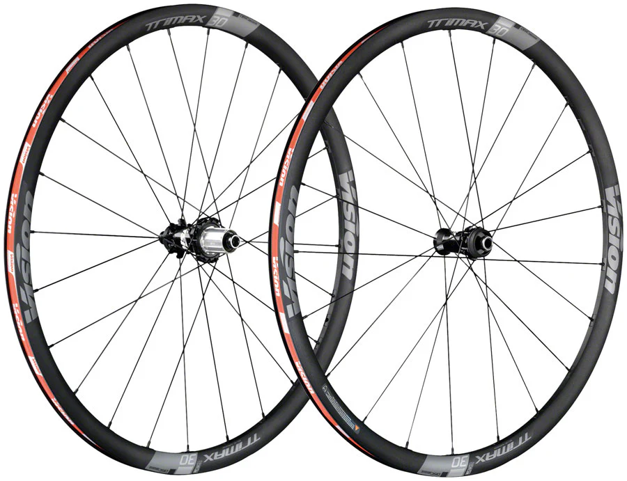 Vision TriMax 30 Wheelset - 700c 12 x 100/142mm CenterLock HG 11 Black