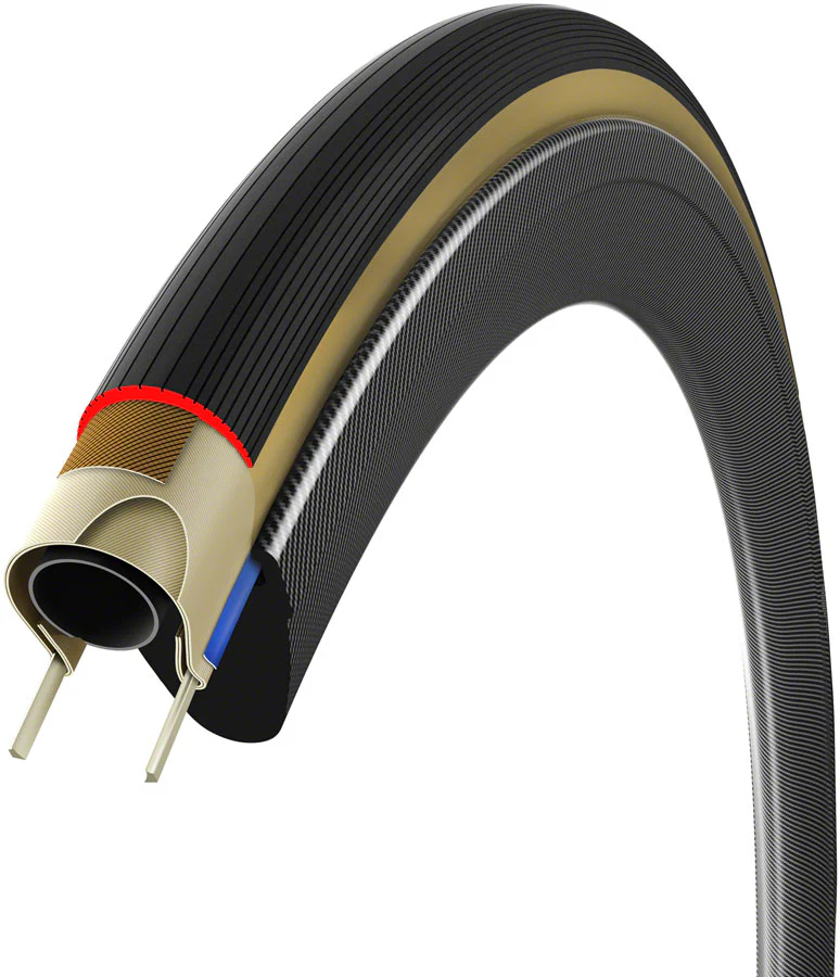 Vittoria Corsa Pro Tire - 700 x 26 Clincher Folding BLK/Tan Graphene + Silica G2.0 - Image 3