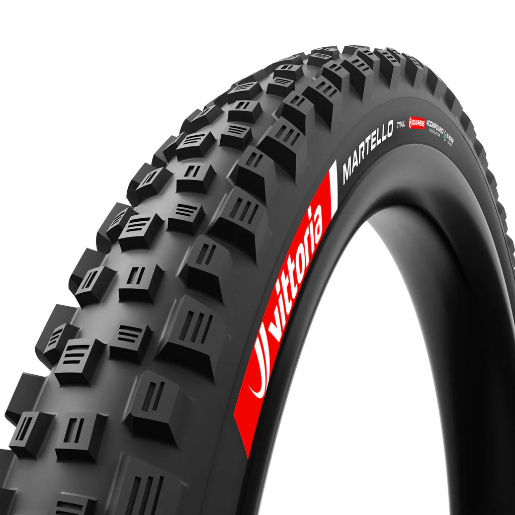 Vittoria Martello Trail Tire - 27.5 x 2.4 Tubeless Folding BLK 4C Graphene Trail G2.0 E-Bike