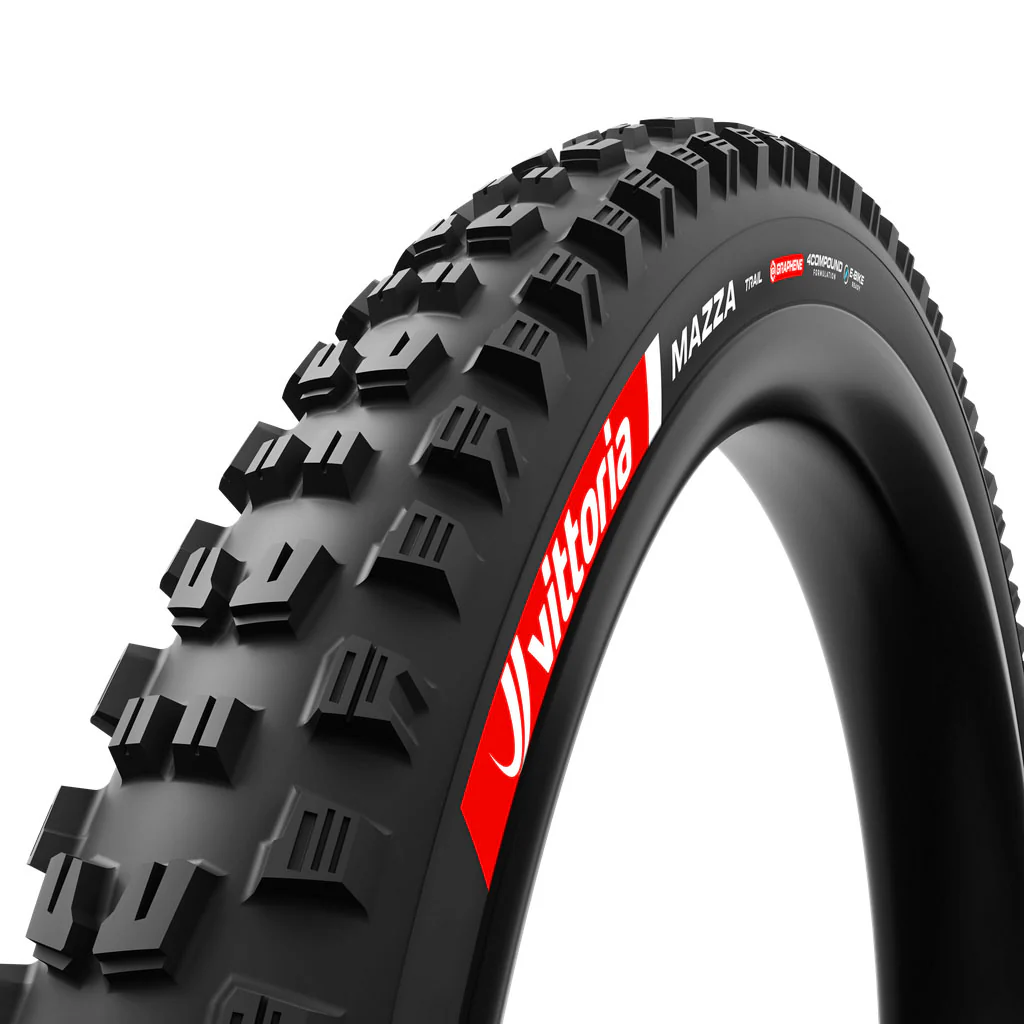 Vittoria Mazza Trail Tire - 27.5 x 2.4 Tubeless Folding BLK 4C Graphene Trail G2.0 E-Bike