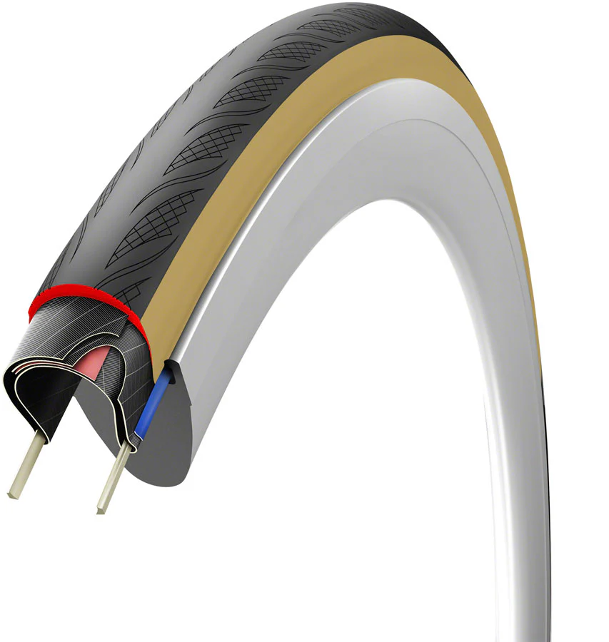Vittoria Rubino V Tire - 700 x 28 Tubeless Folding BLK/Tan 1C Graphene + Silica G2.0 - Image 3