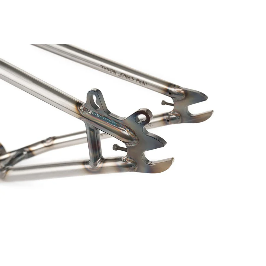 We The People Chaos Machine BMX Frame Glossy Raw 21.35''