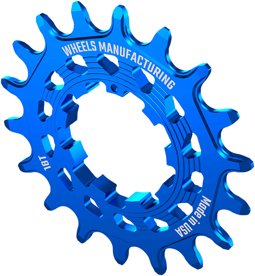 Wheels Manufacturing SOLO HG Cog - 18t Fits SOLO-HG Kits Blue - Image 2