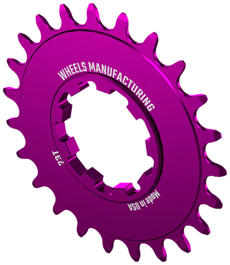 Wheels Manufacturing SOLO-SPEED Cog - 23t Fits SOLO-SPLINE SOLO-XD kits Purple - Image 2