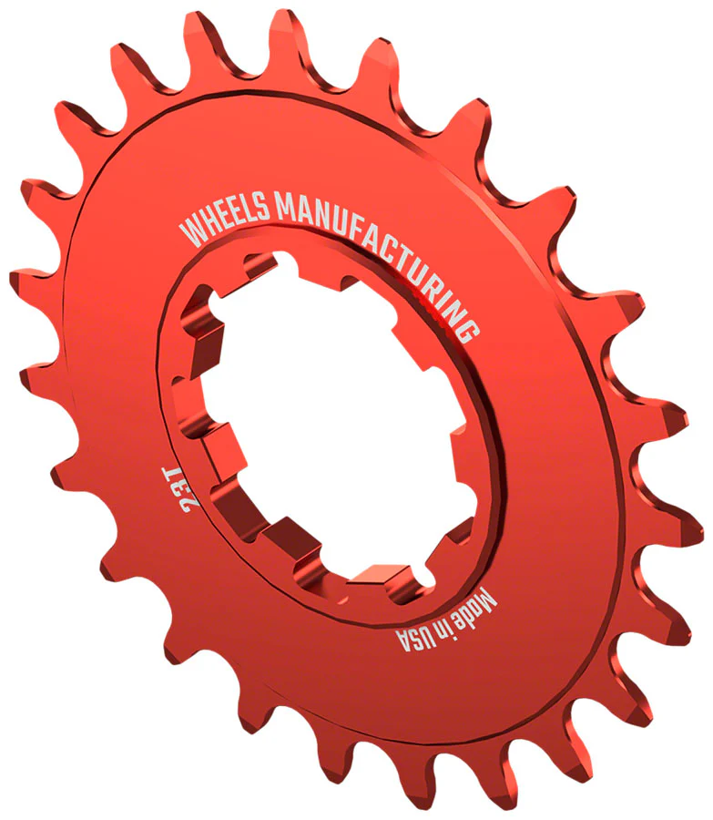 Wheels Manufacturing SOLO-SPEED Cog - 23t Fits SOLO-SPLINE SOLO-XD kits Red - Image 2