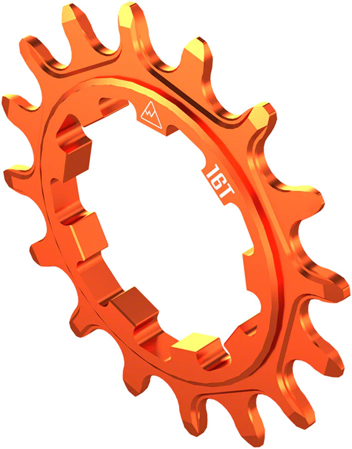 Wheels Manufacturing SOLO-SPEED Cog - 16t Fits SOLO-SPLINE SOLO-XD kits Orange - Image 2