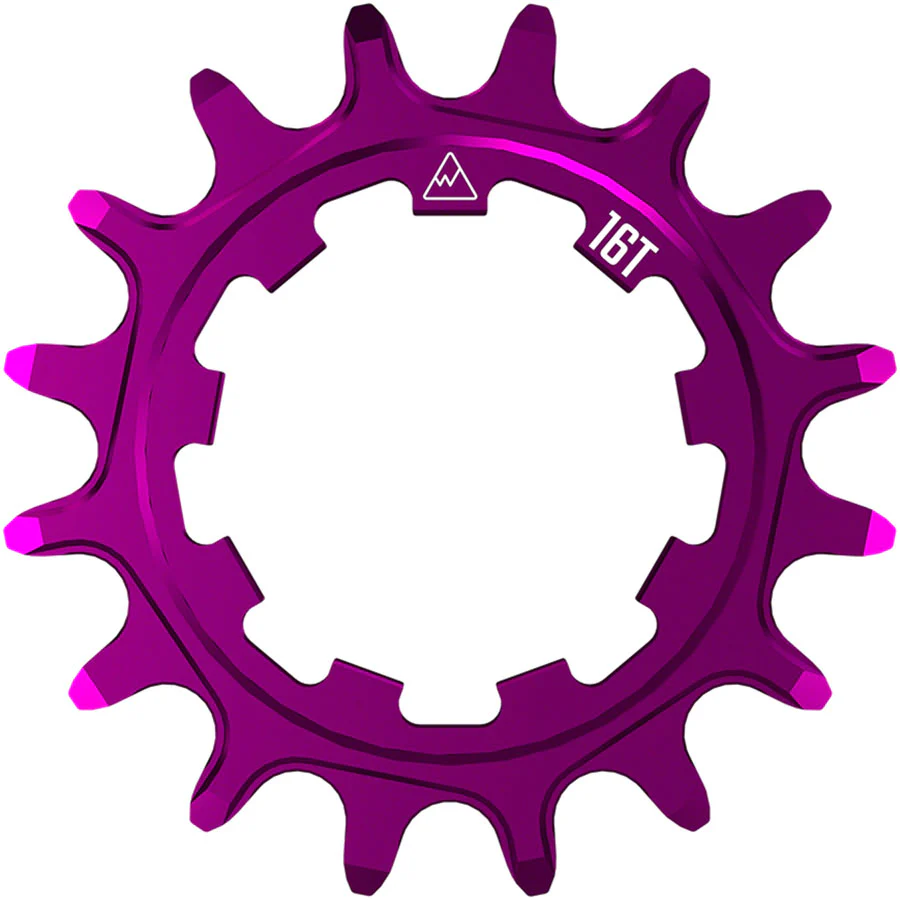 Wheels Manufacturing SOLO-SPEED Cog - 16t Fits SOLO-SPLINE SOLO-XD kits Purple