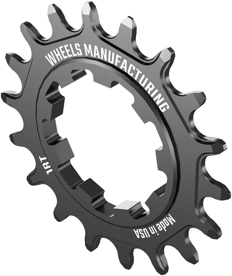 Wheels Manufacturing SOLO-SPEED Cog - 18t Fits SOLO-SPLINE SOLO-XD kits BLK - Image 2