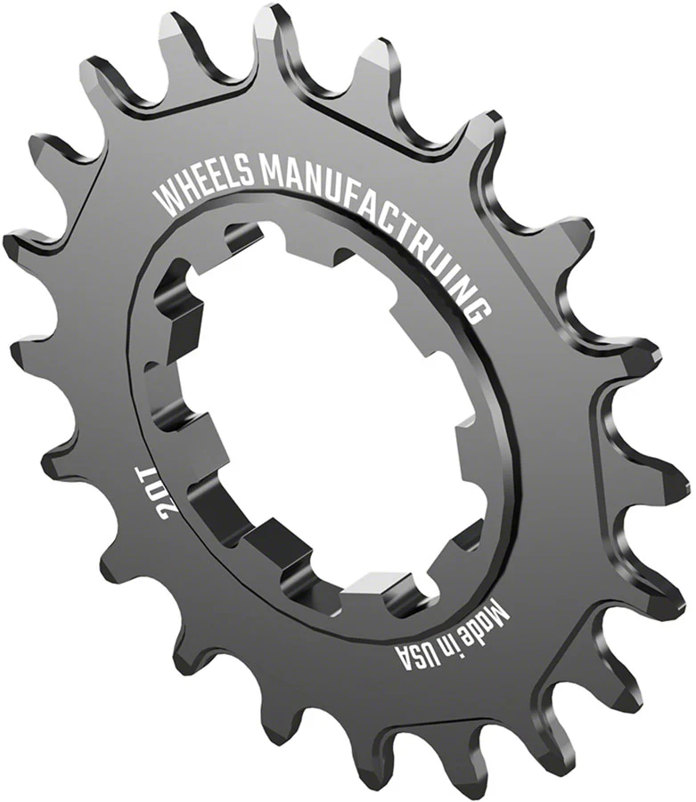 Wheels Manufacturing SOLO-SPEED Cog - 20t Fits SOLO-SPLINE SOLO-XD kits BLK - Image 2