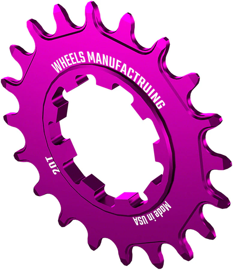 Wheels Manufacturing SOLO-SPEED Cog - 20t Fits SOLO-SPLINE SOLO-XD kits Purple - Image 2
