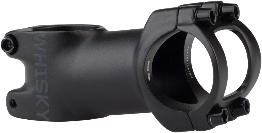 WHISKY No.7 Stem - 60mm 31.8 Clamp +/-6 1 1/8" AluminumBlack - Image 2