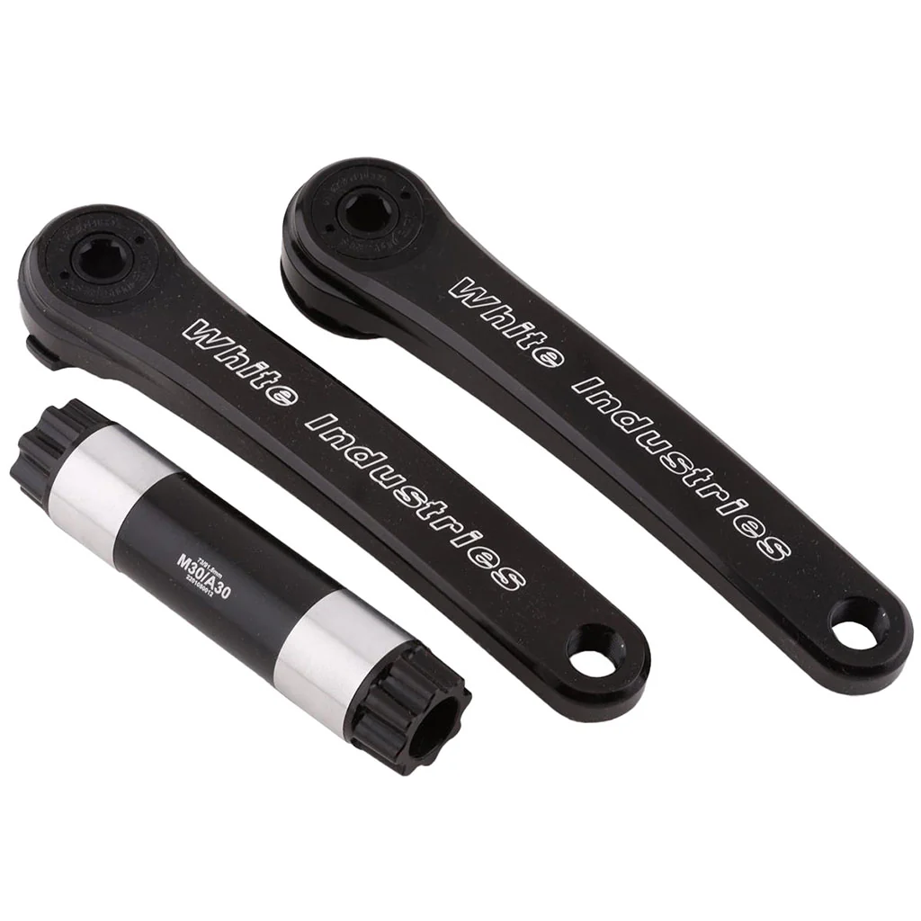 White Industries M30 Mountain Cranks 30mm Spindle 165mm Black