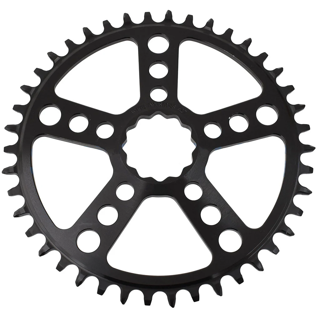 White Industries MR30 TSR 1x Chainring (3mm Offset) 44T Black