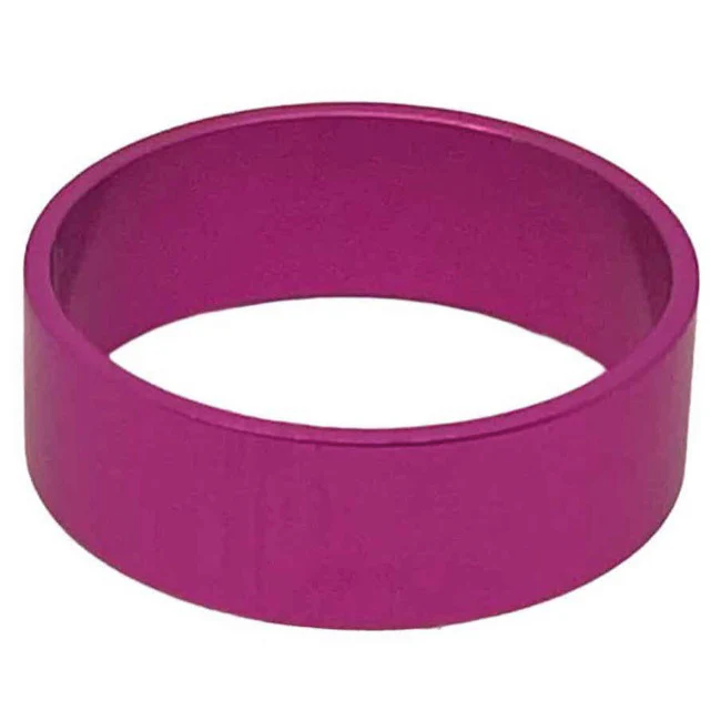 White Industries Straight Headset Spacer 10mm 1-1/8" Pink Each