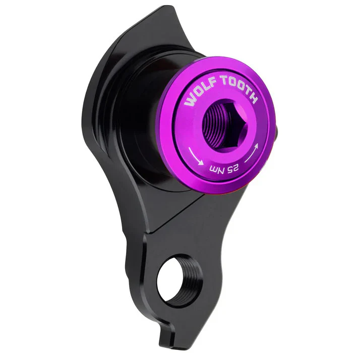 Wolf Tooth Universal Derailleur Hanger - For UDH Equipped Frames Ultraviolet Purple