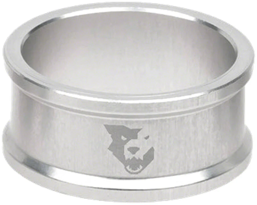 Wolf Tooth Precision Headset Stack Spacer - 15mm Raw Silver 1 pc.