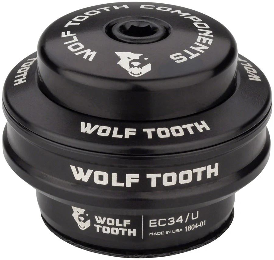 Wolf Tooth Premium Headset - EC34/28.6 Upper 16mm Stack Black