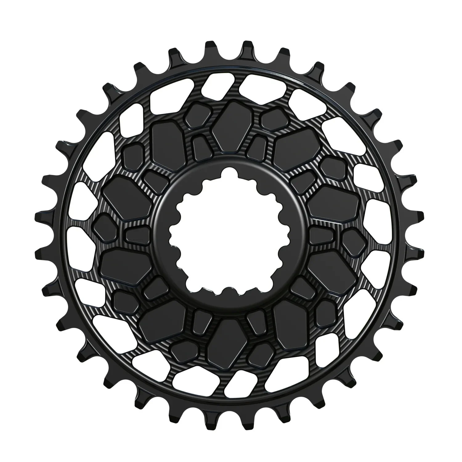 Works Components GEO Chainring SRAM 3-Bolt 32T Boost 3mm Blk